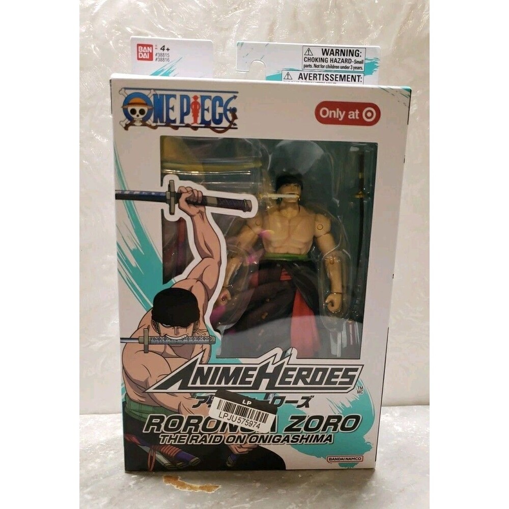 Bandai Anime Heroes Roronoa Zoro Three Sword Style Raid on Onigashima Figure